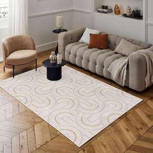 Alfombra Geométrica Carmel Crema-Dorado 6070 Set - Product Image 3