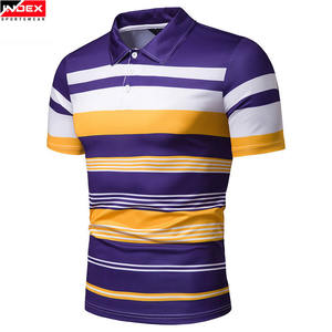 Casual Fitness 100% algodón al por mayor Simple estiramiento en blanco secado rápido cómodo mejores telas tallas grandes hombres polos - Product Image 5