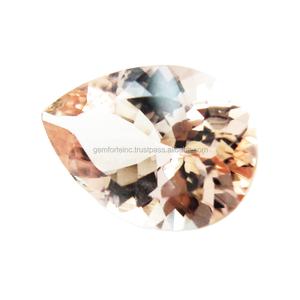 Natural <b>Peach</b> Morganite Pear Shape 6x4mm 7x5mm 8x5mm Mixed Size Pendant Jewelry Making Faceted Loose Gemstone Pear Cut Morganite - Product Image 5