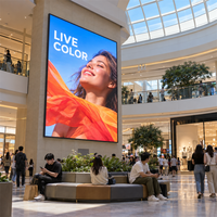 Écran LED fixe intérieur COB couleur P0.93 4K pour mur vidéo publicitaire pour projet de promotion de produits en centre commercial