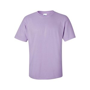 Camiseta de manga corta con cuello redondo para hombre de algodón 100%, camiseta fina informal de verano para Fitness, ropa de casa con patrón sólido - Product Image 1
