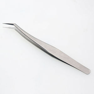 Pince à épiler en acier inoxydable pour extensions de cils, volume - Haute qualité, logo personnalisé, usage professionnel, outil de précision durable - Product Image 6