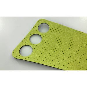 Barbell Pull Chiba <b>Grip</b> Pads Custom Micro Fabric <b>Gymnastic</b> Palm 3-Hole Weightlifting Hand <b>Grip</b> Wholesale Leather Fitness Pads - Product Image 4