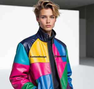 Chaquetas de cuero personalizadas Premium Proveedor de diseñador de moda Proveedor de chaquetas de cuero a medida de EE. UU. Para diseñadores de moda Hecho en EE. UU. - Product Image 4