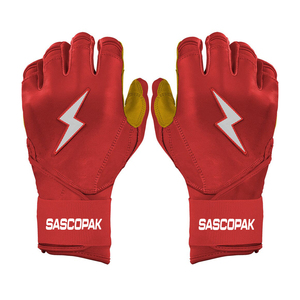 Gants de frappe de baseball en cuir premium avec poignée Boost et longue sangle de poignet pour adulte OEM/ODM Bruce Bolt - Product Image 1