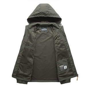 Veste coupe-vent légère en nylon softshell pour hommes 2025 - Product Image 5