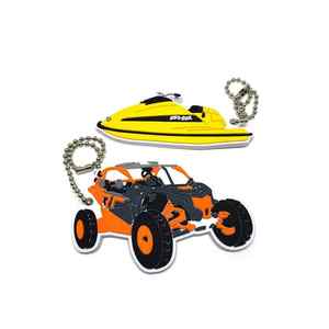 Porte-clés portefeuille en plastique personnalisé Badge logo Porte-clés en caoutchouc Vente en gros Marque Tag Padel Tennis Raquette Porte-clés en PVC - Product Image 2