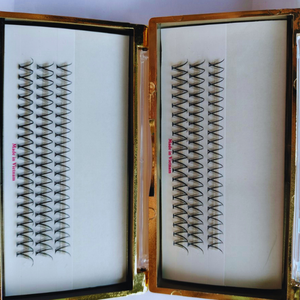 Extensiones de Pestañas de Volumen Completo, Hechas a Mano, en Forma de V, de Pelo Sintético Individual, Soporte Personalizado, Precio al por Mayor para Maquillaje - Product Image 5