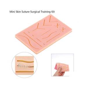 แผ่นเย็บแผลสำหรับฝึกหัดเย็บแผ่นเย็บแผลสำหรับนักเรียนทางการแพทย์เย็บด้วยแผ่นซิลิกอนที่ทนทาน3ชั้นสำหรับการฝึก - Product Image 3