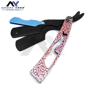 Rasoir droit professionnel pour barbier, coupe de cheveux et rasage, toilettage traditionnel pour hommes, expérience classique de barbier - Product Image 6
