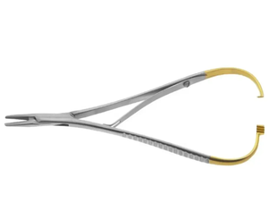 Portaagujas TC Mattieu de acero inoxidable de alta calidad, instrumento quirúrgico Manual con mandíbula delicada dentada - Product Image 5