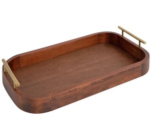 Tendance Design Plateau De Service Maison Cuisine Vaisselle En Bois Alimentaire Fruits Plateau De Service De Qualité Supérieure À La Main Fabriqué À La Main Plateau En Bois - Product Image 3