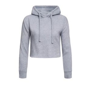 Sudadera con capucha y Top corto con tinte de corbata personalizada para mujer, Sudadera con capucha recortada informal con diseño de serigrafía frontal de suave punto de algodón 100% para invierno para - Product Image 1