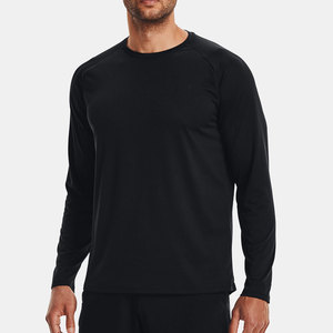 เสื้อแขนยาวผู้ชายเสื้อยืด UPF 50 + UV ป้องกันแสงแดดเสื้อกีฬาสําหรับเดินป่าวิ่งออกกําลังกายผื่นยามเสื้อยืด - Product Image 1