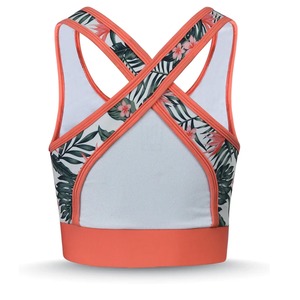 OEM personalizado de alta calidad de poliéster Spandex impreso gimnasio deportes sujetador señoras Sexy Yoga sujetador para Fitness correr frente más tamaño - Product Image 2