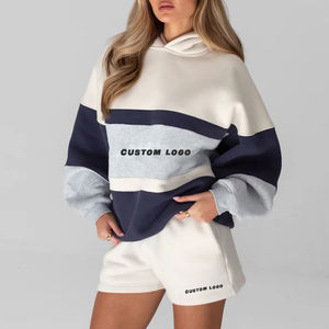 Sudadera Extra Grande de Felpa para Mujer, Transpirable, para Invierno, 100% Algodón, Interior Suave y Cálido, Corte Holgado, Logotipo Frontal, para Uso Diario Informal y Cómodo - Product Image 3