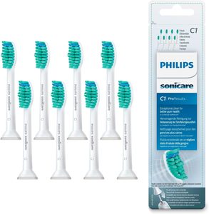 Têtes de brosse Philips Sonicare ProResults (compatibles avec toutes les poignées Philips Sonicare), lot de 8 - HX6018/26 - Product Image 1