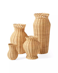 Maceta decorativa de ratán nueva, hecha a mano, ecológica, para una decoración elegante en interiores y exteriores, hecha en Vietnam. - Product Image 1