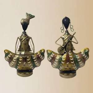 Statue en métal de couple doré de qualité supérieure, décoration d'intérieur pour salon, chambre à coucher, cadeau de mariage, vente en gros, exportation - Product Image 3