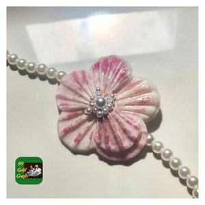 COASTAL BEAUTY SEASHELL HAIR <b>CLIP</b> HANDMADE FROM NATURAL SHELLS SUMMER HOLIDAY HAIR ACCESSORY - Product Image 4