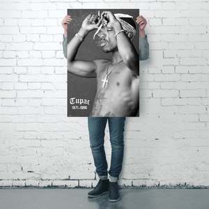 Póster de Papel con Diseño Moderno de Tupac Shakur Fumando para Decoración de Pared - Product Image 4