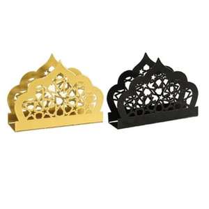 Porte-mouchoirs en fer au design antique standard classique avec détails complexes pour salles de bains et salons - Product Image 1