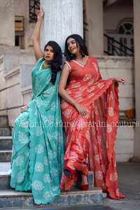 Ropa de fiesta India Georgette Saree de hermoso diseño La mejor calidad a precios baratos Proveedor mayorista de Surat - Product Image 4