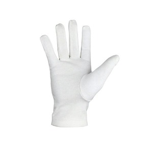 Gants blancs à doublure extensible en coton doux Gants maçonniques d'inspection en argent pour bijoux de pièces de monnaie en gros bon marché pour l'extérieur - Product Image 1