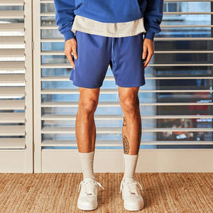 Pantalones cortos de malla de lona de cintura alta para hombre con logotipo personalizado, transpirables, ecológicos, a prueba de viento, poliéster/nailon sólido, venta al por mayor - Product Image 2