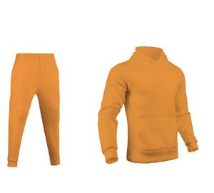 Conjunto de ropa deportiva unisex al por mayor 100% algodón Tech polar Jogging trajes casuales de talla grande 2 uds chándales para la temporada de invierno - Product Image 1