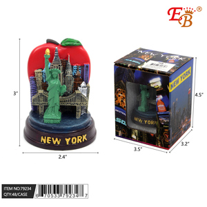Ornamento da 3 pollici per la statua della libertà 48 pz/collezione di Souvenir in cartone - Product Image 1