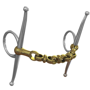 Full Cheek Veterinary Waterford <b>Mouth</b> Snaffle Bit Polished Smooth Mouthpiece All Horse Snaffle Bits Are Available Cheap price - Product Image 1
