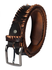 Cinturón Polo de hombre personalizado de calidad superior hecho a mano en la India de cuero genuino precio de fábrica razonable OEM verificado - Product Image 3