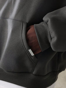 Conjuntos de sudaderas con capucha de color sólido en blanco de alta calidad al por mayor chándal de algodón orgánico personalizado chándal deportivo de gran tamaño - Product Image 4