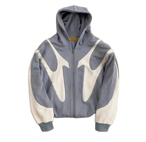 เสื้อมีฮู้ด100% ผู้ชายน้ำหนักเบาเสื้อมีฮู้ดโอเวอร์ไซส์ผ้าคอตตอนผลิตจากวัสดุแฟชั่นที่ออกแบบได้เองผลิตในนูรัค - Product Image 3