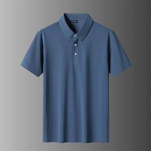 Polos Livraison gratuite avec votre logo brodé T-shirts polo 100% coton avec logo personnalisé pour hommes - Product Image 4