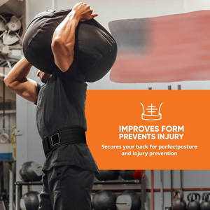 เข็มขัดยกน้ำหนักคุณภาพสูง สวมใส่สบาย ช่วยพยุงเอว สำหรับออกกำลังกาย ยกน้ำหนัก ดึงข้อ ดิปบีท สำหรับทุกเพศ - Product Image 5