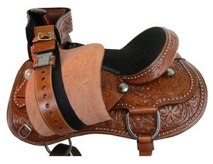 Ensemble de selles de cheval en cuir véritable de qualité supérieure Western Endurance English Racing Saddle and Tack Match parfait - Product Image 4