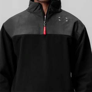 Chaqueta pulóver con cremallera para hombre con ajuste cómodo, ligera y elegante, perfecta para el uso diario - Product Image 5