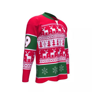 Fait sur mesure en gros Maillot de hockey sur glace unisexe Maillot de hockey sur glace respirant à séchage rapide à vendre - Product Image 5