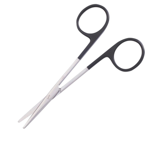 Ciseaux en acier inoxydable Super Cut 5 pouces lame droite demi-noir médical lame tranchante ciseaux chirurgicaux - Product Image 4