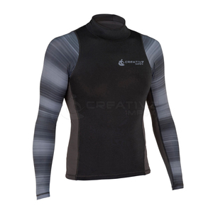 Hombres Compresión Spandex/Poliéster Gimnasio Fitness Rash Guard a la venta para entrenamiento y ropa deportiva - Product Image 1