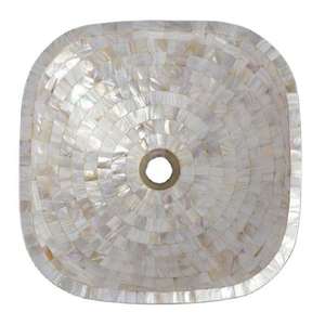 Lavabos de Nácar de Color Personalizado al por Mayor, Ecológicos, Modernos, Hechos a Mano, Impermeables, para Uso en Baños de Hoteles y Hogares, Estilo Feng Shui - Product Image 1