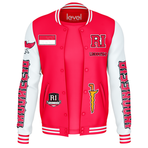 OEM Custom Canvas Stand Collar High Quality Vintage Winter Unisex Baseball Varsity <b>Jacket</b> - Product Image 1