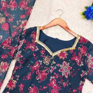 ชุดเสื้อผ้าปากีสถานจากอินเดียชุดแต่งกายแฟนซีทันสมัยสุดพิเศษเป็นที่ต้องการ - Product Image 4