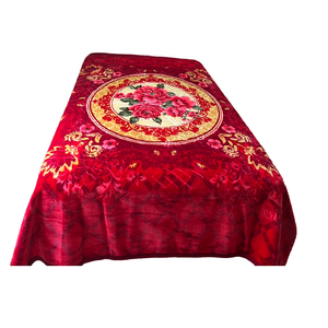 2023 estilo coreano de alta calidad 4,0Kg 2 capas Rachel juegos de edredón de invierno 100% poliéster diseños personalizados ecológicos para uso doméstico - Product Image 2