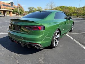 รถยนต์ออดี้ RS5 ซีดาน ปี 2018 เครื่องยนต์ V6 ทวินเทอร์โบ 444 แรงม้า วิ่ง 9,400 ไมล์ สีเขียวโซโนมาเมทัลลิก เบาะหนัง ล้อแม็ก R19 ระบบควบคุมความเร็วอัตโนมัติ ระบบขับเคลื่อนสี่ล้อ ขับเคลื่อนด้วยมือซ้าย - Product Image 5