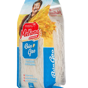 Nouilles de riz vermicelles multi-usages de qualité supérieure 400g sans gluten, saines, fabriquées au Vietnam, fabricant OEM - Product Image 1