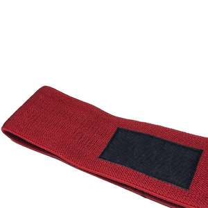 Bandas de botín de círculo de cadera de Color rojo para lazo de pierna, venta al por mayor, bandas de resistencia de tela antideslizante, conjunto para mujer, bandas de entrenamiento en casa - Product Image 5