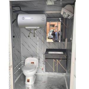 Toilettes publiques modulaires préfabriquées, <span class=keywords><strong>cabine</strong></span> de toilettes extérieure de luxe en conteneur - Product Image 1